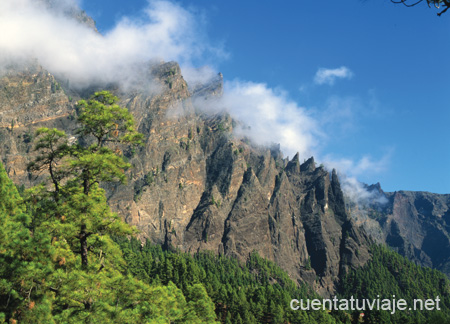 Parque Nacional de la Caldera de Taburiente. La Palma.
